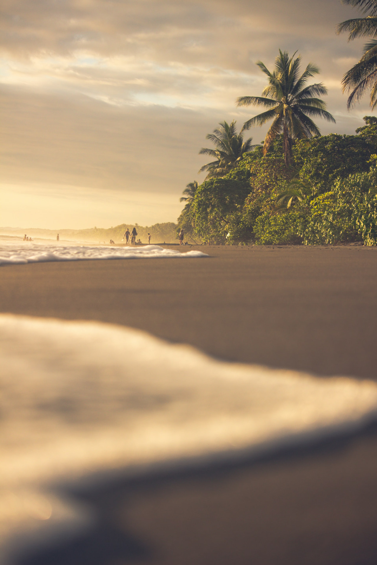 Golden light over Playa Nosara, a short drive from Tierramor